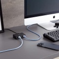 Giga対応スイッチングハブ/5ポート/金属筺体/電源外付けモデル/ブラック 写真11