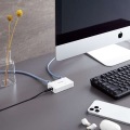 Giga対応スイッチングハブ/5ポート/プラスチック筺体/電源外付けモデル/ホワイト 写真11