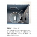 安眠ドーム スリープシェルター LFP-500-GY 光を遮り安眠をサポート 内寸幅約90cmの広々設計 安眠枕 カーテン 付き 快眠 写真11