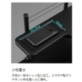 フィギュア デスクラック BHS-1000D-BK デスクを2階建てにするワイドラックノートPC対応 クランプ 後付け 写真11