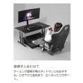 バウヒュッテ フットレストクッションワイド 広々設計 傾斜クッション 安定感&柔らかいウレタンクッション デスク下 足置き ブラック BFT-700C-BK 写真11