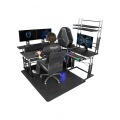 バウヒュッテ PCディスプレイワゴン BHS-700PC-BK | インテリア 家具 収納 デスク パソコンデスク PCデスク 昇降式 キャスター付き 写真11