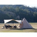 ワンポールテント用アクセサリ トンガリハット タン 写真11