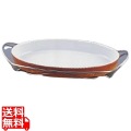 SAシャトレ 小判グラタンセット 13-PC200-38 茶