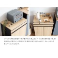 ダストボックス 分別ドロワー 45L 木目調 NotT DB-F2200 ブラウン 宮武製作所 | キャスター付き 写真11
