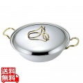 プロデンジ ちり鍋(取手・つまみ金仕上)21cm