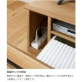 テレビ台 白井産業 50V型対応 TVボード リビングの家具を揃えられるコーディネート家具 組立簡単 ナチュラルブラウン 幅120 高さ37 奥行41.9cm NTU-3512H NA 写真11