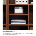 フリーラック シェルフ 白井産業 飾り棚 本棚 オープンラック 横置き可 正方形 木目調 ダークブラウン 幅83.5 高さ124.2 奥行29.7cm レジェルノLGE-1285DK 写真11