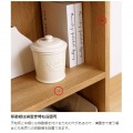 フリーラック シェルフ 飾り棚 マス目 木目調 組立時に背板を2色から選べる本棚 ナチュラルブラウン 幅83.5 高さ83.7 奥行29.7cm レジェルノLGE-8585NA 写真11