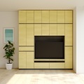 壁面収納 上置き P2L-1860D DHA DHB DESK NA用 幅60cm 高さ55cm ナチュラルブラウン 天井突っ張り 耐震機能付き ソフトクローズ扉 ポルターレリビング2 写真11