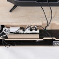 テレビ台 白井産業 幅120cm 高さ36cm ナチュラルブラウン 50V型対応 木質感のあるローボード ログーノ 写真11