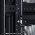 観音扉19インチマウントサーバーラック(24U) 写真11