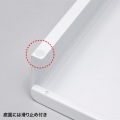 電源タップ+USBポート付き机上ラック(W600×D200 ホワイト) 写真11