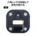 モバイルモニター用伸縮アームスタンド(高さ調節タイプ) 写真11