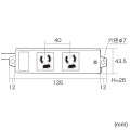 工事物件タップ(2個口・3m) 写真11