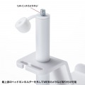 クランプ付きゲームコントローラースタンド(ヘッドフォンホルダー付・ホワイト) 写真11