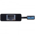 USB3.2-LAN変換アダプタ(USBハブポート付・ブラック) 写真11