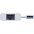 USB3.2-LAN変換アダプタ(USBハブポート付・ホワイト) 写真11