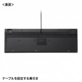 USBハブ付コンパクトキーボード 写真11
