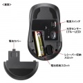 静音ワイヤレスマウス(チルトホイール・高速スクロール) 写真11