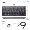 Bluetooth+2.4Gコンボキーボード コンパクトモデル 写真11