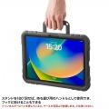 第10世代iPad 10.9インチ用衝撃吸収ケース(ブラック) 写真11