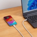 USB Type-Cシリコンメッシュケーブル(PD60W・2m・ホワイト) 写真11