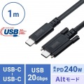 USB20Gbps Type-Cケーブル(デュアルスクリューロック・240W・1m) 写真11