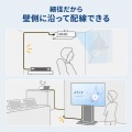 抜け止め光ファイバHDMIケーブル(10m) 写真11