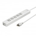 サンワサプライ 抜け止めシャッタータップ 雷ガード 7個口(内5個口連動集中スイッチ) 5m TAP-F37SH-5K 写真11