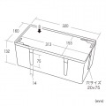 ケーブル&タップ収納ボックス 写真11