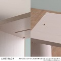 Like(ライク) ラック(ロータイプ/幅90cm) シェルフ デザインシェルフ 棚 伸縮 伸縮棚 ディスプレイ 収納 リビング収納 幅90cm 幅160cm ホワイト LK90-90SSR-WH 写真11