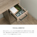 LAFIKA(ラフィカ)デスク(100cm幅) デスク 机 パソコンデスク 幅100 奥行40 コンパクトデスク コンパクト PCデスク 収納 グレーナチュラル LF73-100DS-GN 写真11
