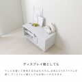 KAURA(カウラ)テレビボード(80cm幅) テレビ台 テレビボード ローボード 幅80 コンパクト おしゃれ シンプル テレビ 収納 ホワイト KA45-80L-WH 写真11