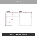 テーブル スツール 正方形 2人掛け 1脚 2脚 ダイニングテーブルセット 食卓 スクエア 収納付 幅70 イス チェア コンパクトスツール IN43-43S 写真11