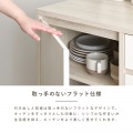 レンジボード 幅90cm 食器棚 ロータイプ レンジ台 キッチン収納 キッチンカウンター 大型レンジ対応 キッチンボード ＜レンジボード＞ 写真11