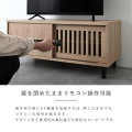 BUITO(ヴィット)ローボード(90cm幅) テレビ台 ローボード 幅90 おしゃれ コンパクト テレビボード TV台 一人暮らし 収納 グレーナチュラル BU40-90L-GN 写真11