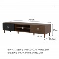 HELM(ヘルム) テレビ台 ローボード(148cm幅) テレビボード TV台 収納 150 幅約150 40インチ 40型  42インチ 42型 モダン シンプル ブラウン HM35-150L-BR 写真11