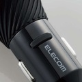 シガーチャージャー/抜け防止/27W/Type-C×1/USB-A×1/ブラック 写真12