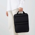 パソコンケース/リサイクル素材/縦型/取っ手付き/ショルダーベルト付き/手提げ/撥水/14.0インチ/ブラック 写真12