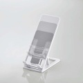 スマートフォン用スタンド/コンパクト/薄型/軽量/高さ調節可能/ホワイト 写真12