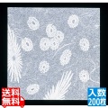 クリア懐敷 花柄(200枚入)HG-200 無蛍光和紙 写真1