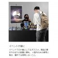 タペストリーハンガー BTS-1300-BK「推し活デスク」を構築できるタペストリー用スタンド 高さ調節 クランプ式 写真12