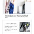 ステップラダーチェア Sopra 幅45 高さ60  CH-H005A クリア 宮武製作所 | 折りたたみ ポリカーボネート スツール 写真12
