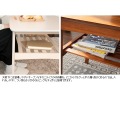 ソファテーブル 天然木突板 木目柄 幅100 高さ60 CT-K600 ブラウン 宮武製作所 | 収納棚 テレワーク 写真12
