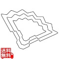 厚口野菜抜 3PC 扇子