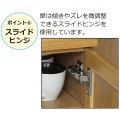 Tバタテーブルワゴン バタフライテーブル キッチンワゴン ダイニングテーブル 折りたたみ キャスター付き ダークブラウン 写真12