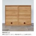 オープンラック 白井産業 棚 シェルフ 本棚 リビング収納 背面化粧有 配線穴 ナチュラルブラウン 幅90 高さ72 奥行42cm ナチュリカ NTU-7090R NA 写真12