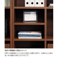 フリーラック 白井産業 ラック 収納 マス目ラック 飾り棚 本棚 シェルフ 横置き リビング約幅124cm 高さ206cm 可 ダークブラウン レジェルノ LGE-2112DK 写真12