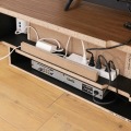 テレビ台 白井産業 幅150cm 高さ36cm ダークブラウン 65V型対応 木質感のあるローボード ログーノ 写真12